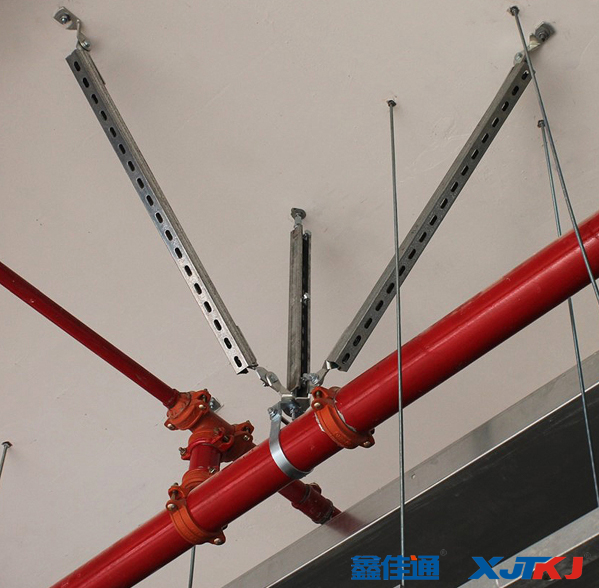 單管側縱向抗震支架